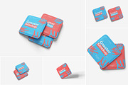 Coaster Mockup, a Product Mockup by Indah (Thumbnail 1 of 6)