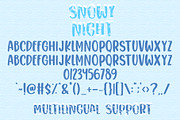 Snowy Night, a Sans Serif Font by Dm Studio (Thumbnail 7 of 7)