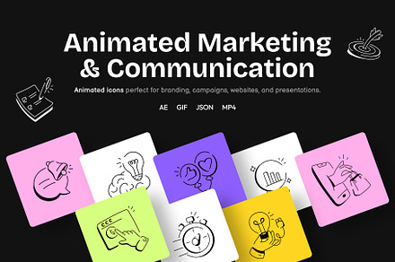 Animated Marketing and Communication, an Icon by Vectors Market