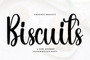 Biscuits, a Handwritten Font by FreshTypeINK (Thumbnail 1 of 7)