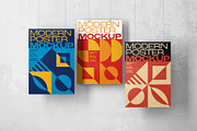 Modern Poster Mockup Set, a Print Template by Deeplab (Thumbnail 20 of 25)