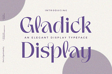 Gladick - Modern Typeface