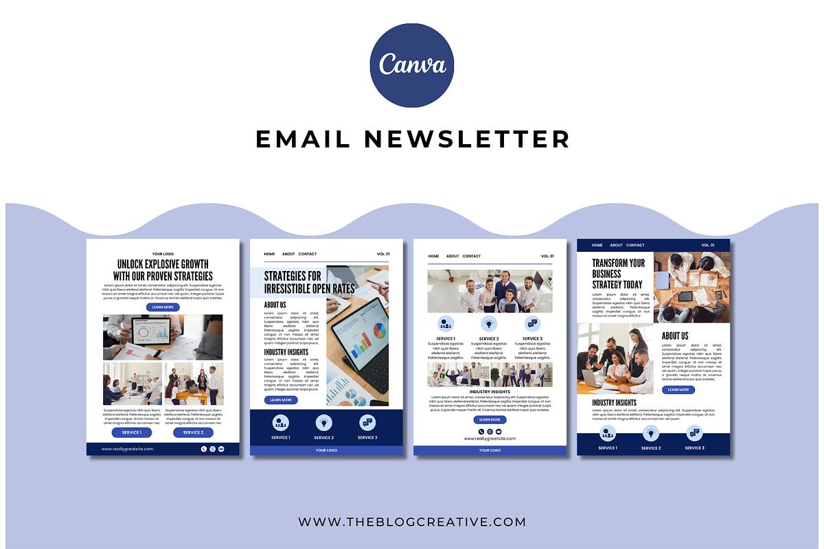 Business Marketing Email Marketing, an Email Template by The Blog Creative (Photo 2 of 7)
