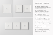 1x1 Square Frame Mockup Bundle, a Household Mockup by Lelu Art Design (Thumbnail 6 of 11)
