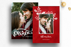 Christmas Card Psd Template 13