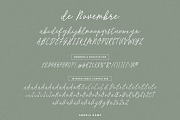 De Novembre Sleek Signature Script, a Script Font by Angele Kamp (Thumbnail 5 of 5)