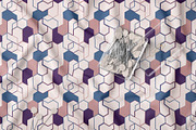 3D Geometric Cube Abstract Pattern, a Pattern Graphic by StudioGlouna (Thumbnail 9 of 9)