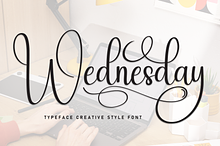 Wednesday | Script Font
