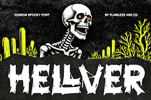 Hellver - Horror Display Font