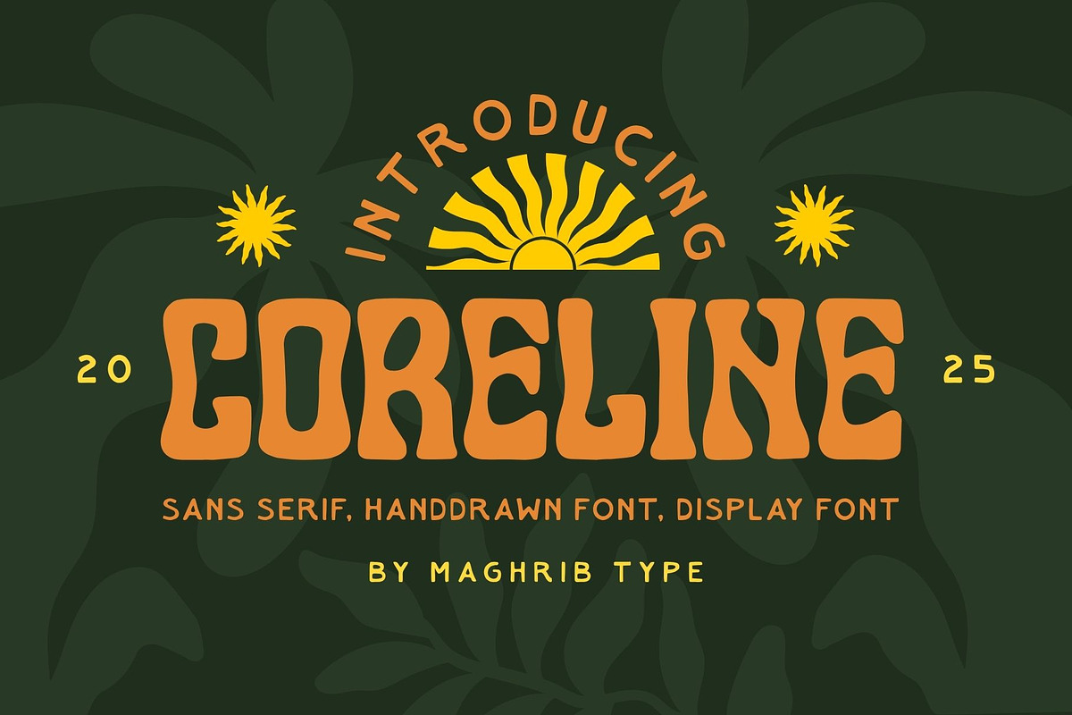 Coreline, a Sans Serif Font by maghrib (Photo 1 of 7)