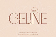 Celine - Chic Ligature Sans & Extras, a Sans Serif Font by SilverStag Type Foundry (Thumbnail 1 of 23)