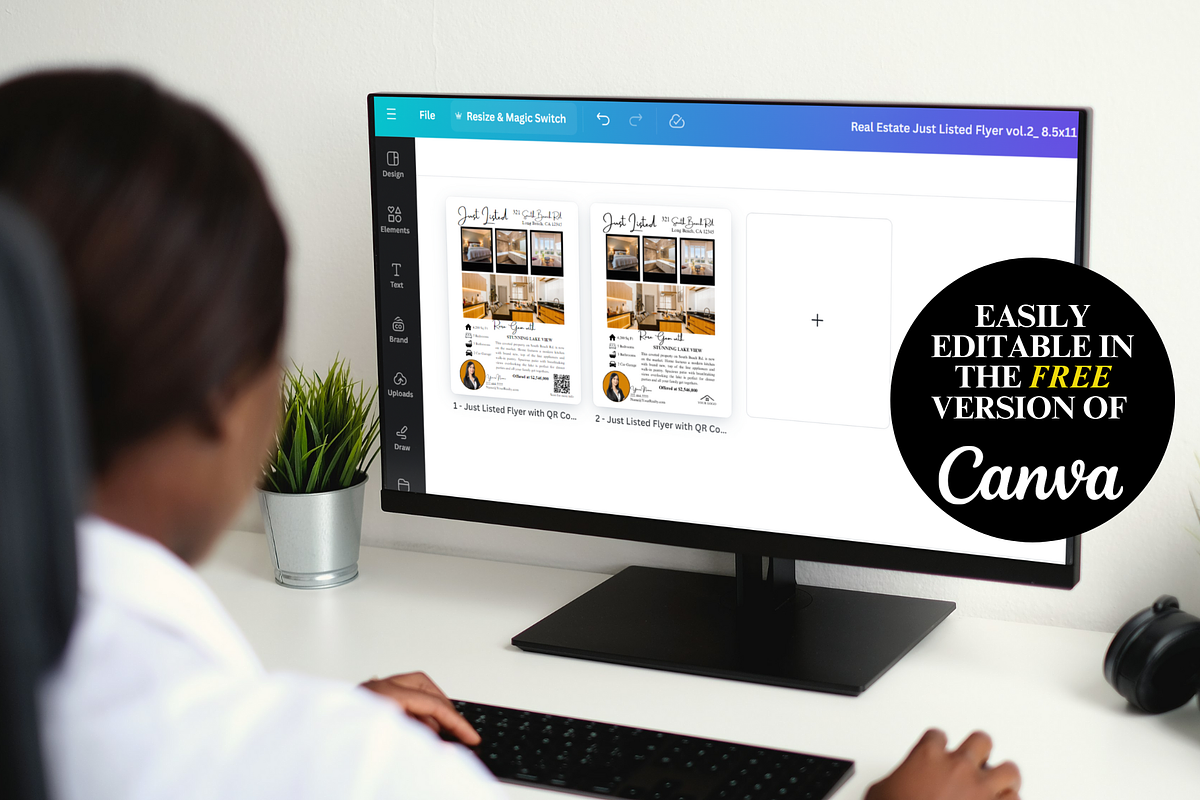 Real Estate Just Listed Flyer, a Flyer Template by GraphiqueGlow (Photo 5 of 6)