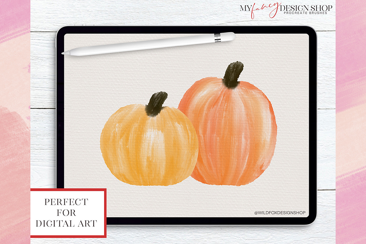 Procreate Paint Texture Brushes, a Brush Add-On by My Fancy Design Shop (Photo 10 of 10)