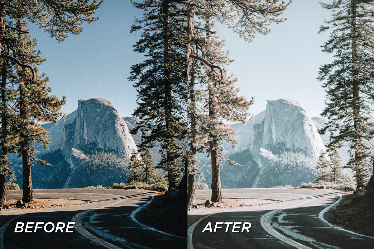 5 Yosemite Lightroom Presets, a Preset Add-On by TheWayfarerShoppe (Photo 5 of 7)