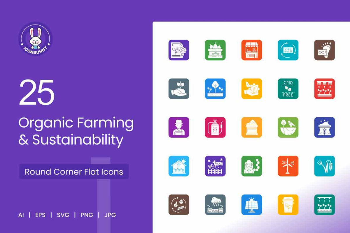 Organic Farming & Sustainability, an Icon by IconBunny (Photo 1 of 2)