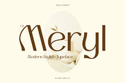 CS Meryl – Stylish Font, a Sans Serif Font by Craft Supply Co. (Thumbnail 1 of 8)