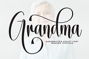 Grandma | Script Font, a Handwritten Font by Scratchones (Thumbnail 1 of 9)