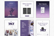 Tarot Reading Social Media Template, a Social Media Template by Talipic Designs (Thumbnail 3 of 8)