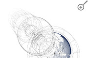 3D dotted world globes on white, a Decorative Illustration by VectorShop (Thumbnail 7 of 9)