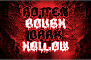 Meltroot Forest Spooky Horror Font, a Font by PutraCetol Studio (Thumbnail 2 of 5)