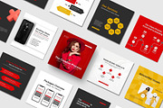 Creative Agency Instagram Post Pack, a Social Media Template by TheBrightGrap (Thumbnail 1 of 13)