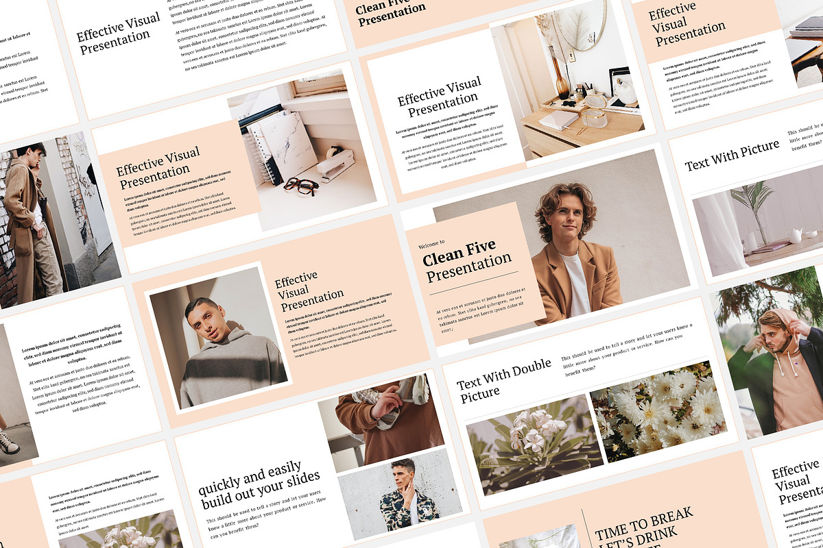 Clean Five Presentation, a Presentation Template by Fitra Noor