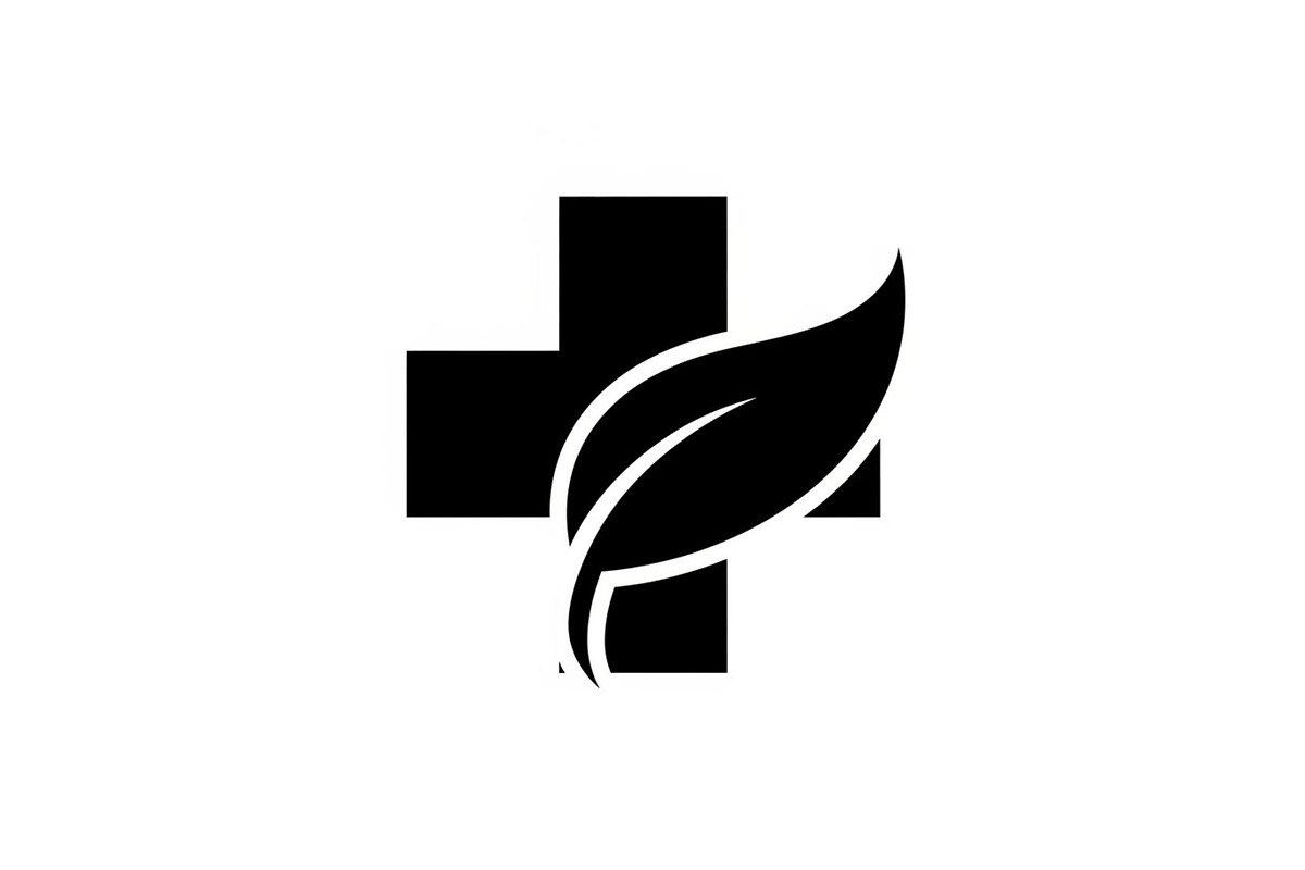 Natural Health Care Cross Icon, a Graphic by Gfx_Store (Photo 2 of 10)