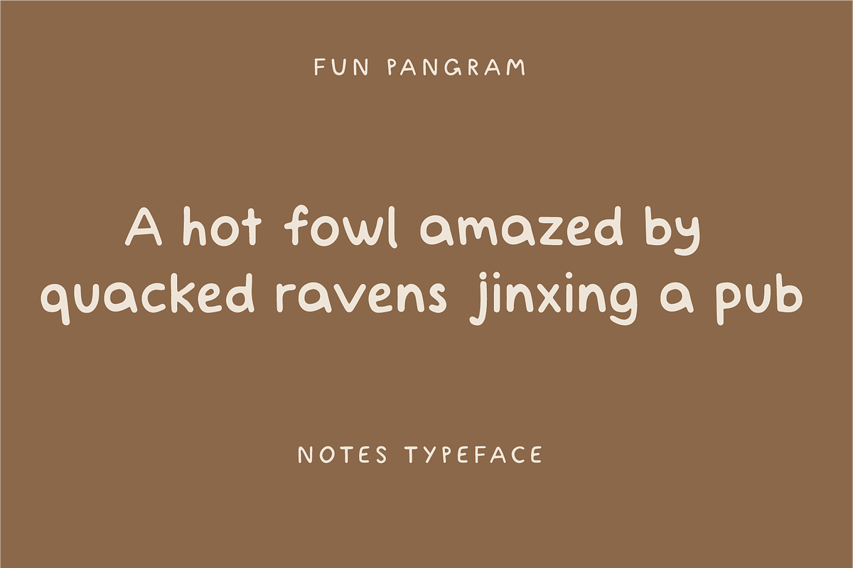 Notes Handwritten Font, a Font by Kind October Studio (Photo 5 of 7)