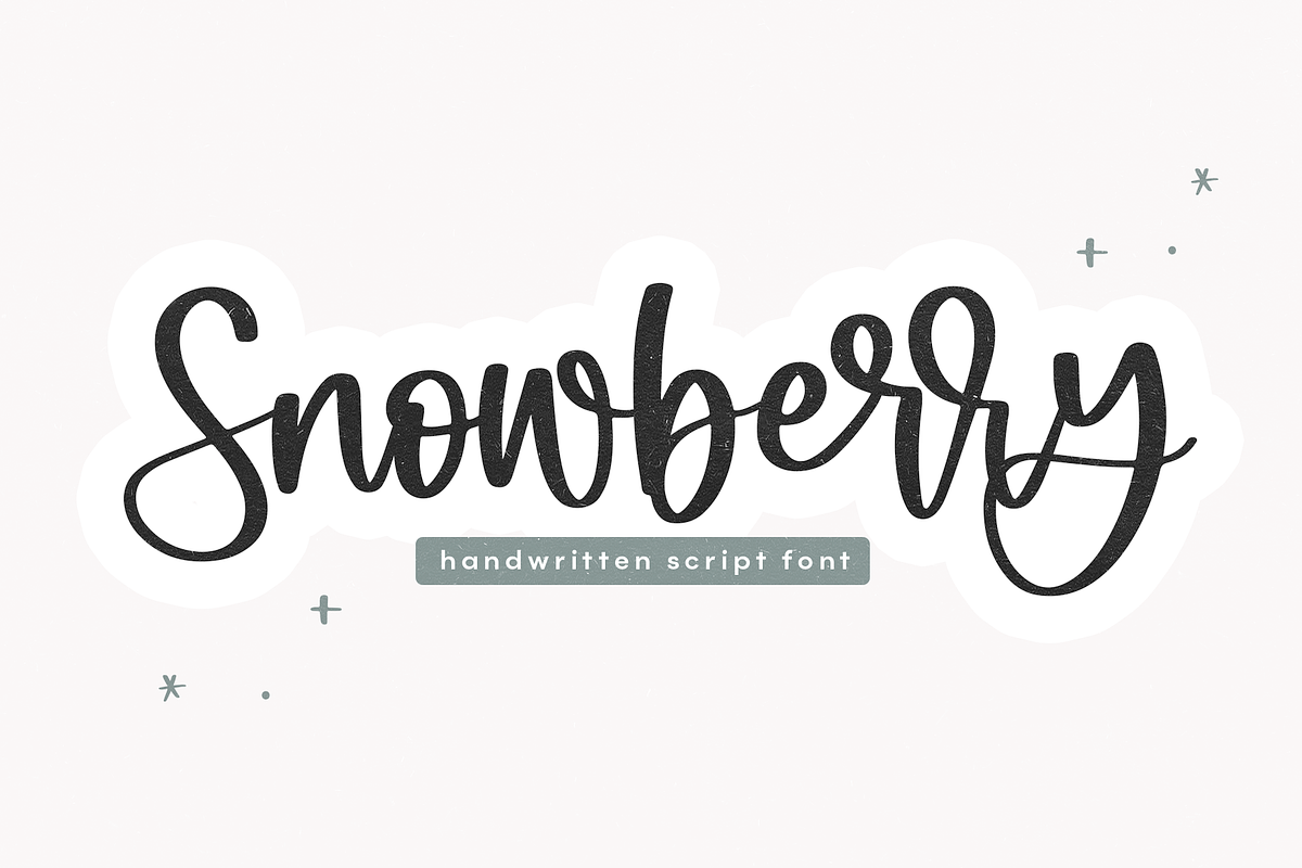 Snowberry | Handwritten Script Font, a Script Font by KA Designs (Photo 11 of 11)