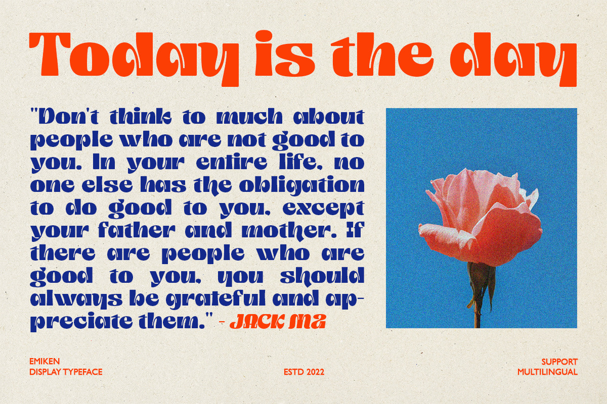 Emiken Display, a Serif Font by Attract Studio (Photo 12 of 17)