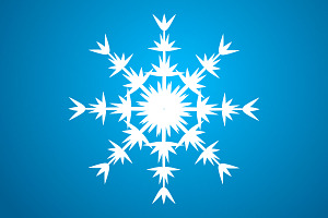 Christmas Snowflake Set Vector