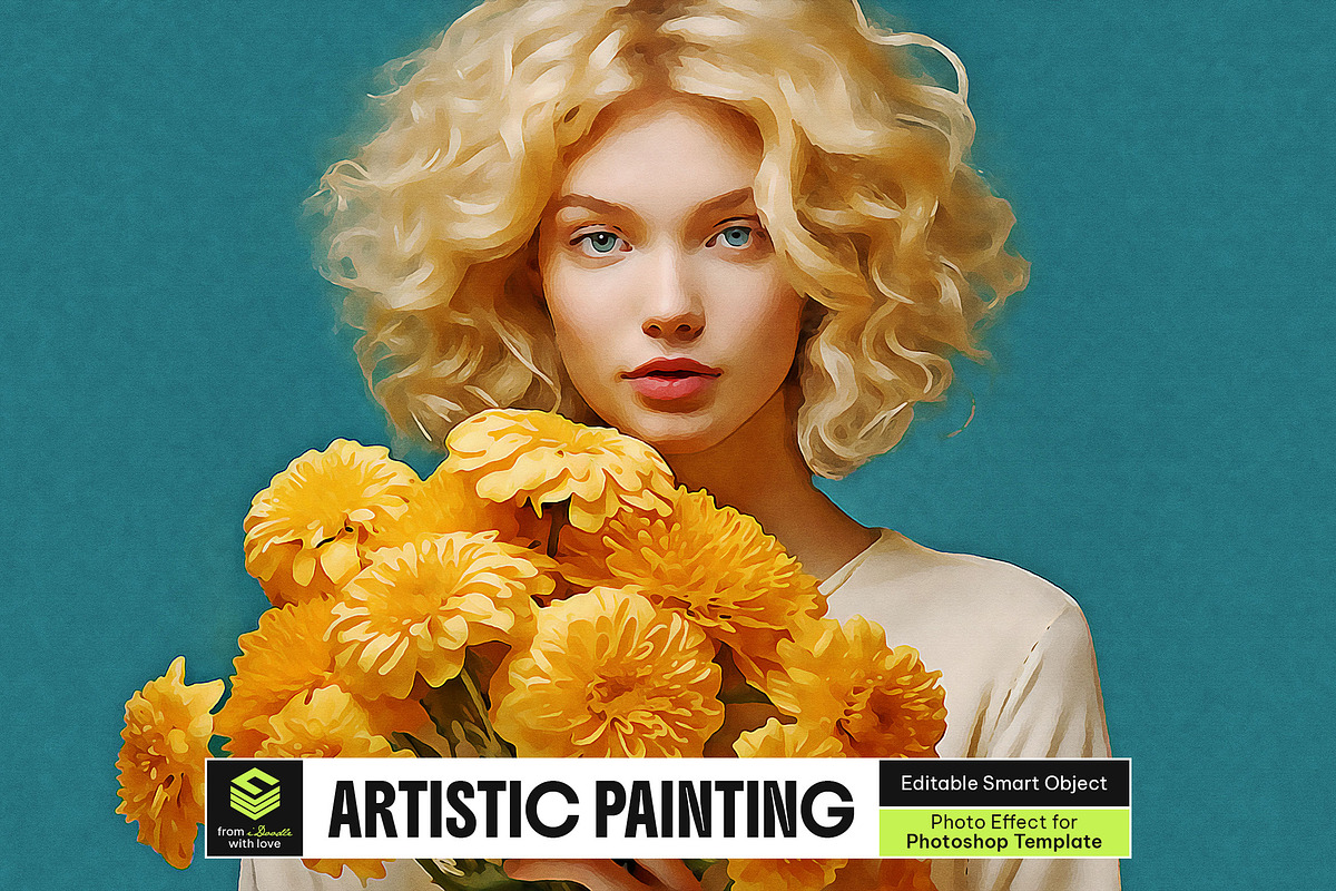 Artistic Painting Photo Effect, a Layer Style Add-On by dokudokunomi (Photo 1 of 5)
