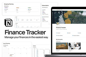 Finance Tracker Notion Template