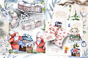 Christmas Story with Cute Bull's, an Animal Illustration by Ann Art Houze (Thumbnail 9 of 16)