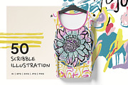 Scribbles Art | Poster Builder, an Object Graphic by KetteCreate (Thumbnail 12 of 14)
