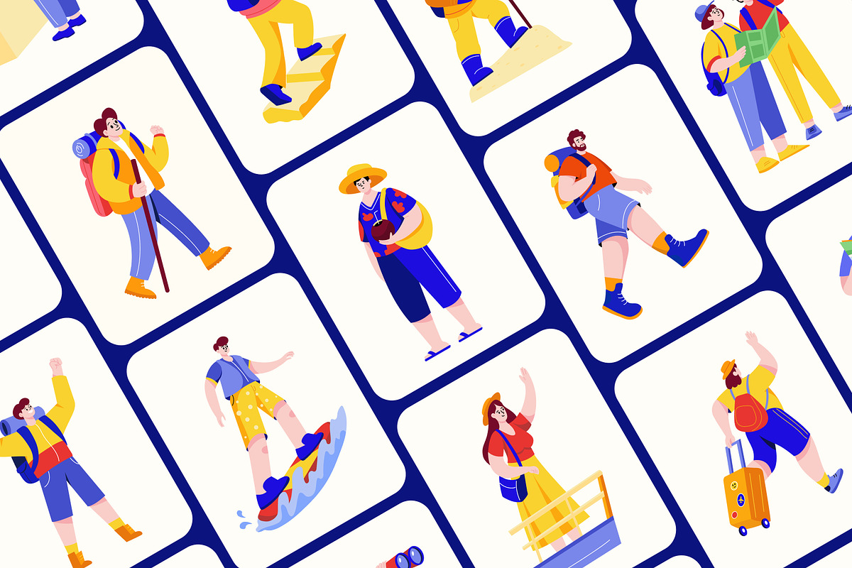 Travel illustration Art, a Person Illustration by Vectors Market (Photo 5 of 9)