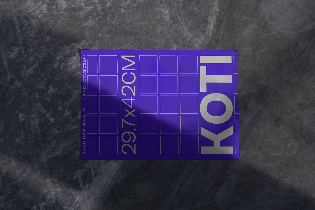 Poster Mockup [Y] 12, a Mockup by Kotivoro (Photo 3 of 3)