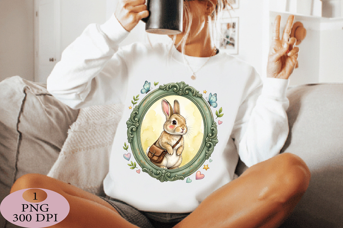 Mother’s Day Rabbit Mom PNG, an Illustration by Daily.Designs (Photo 3 of 5)