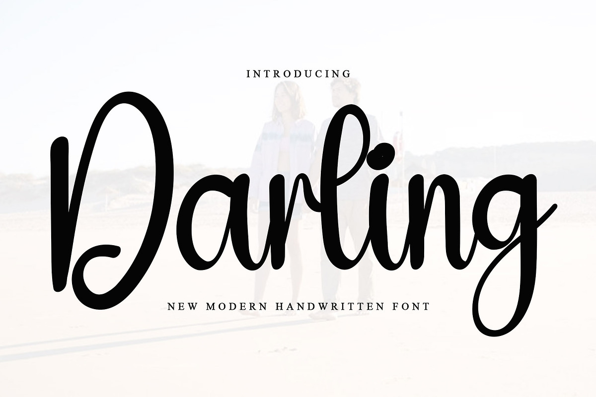 Darling, a Handwritten Font by InermediaSTUDIO (Photo 1 of 6)