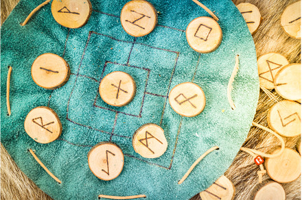 Handmade runes for fortunetelling, an Architecture Photo by Neirfy