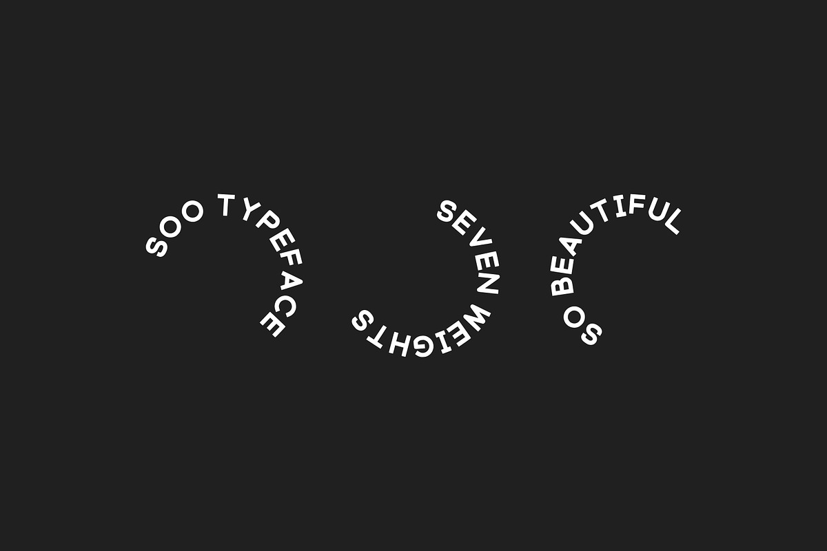 Soo Typeface preview 2