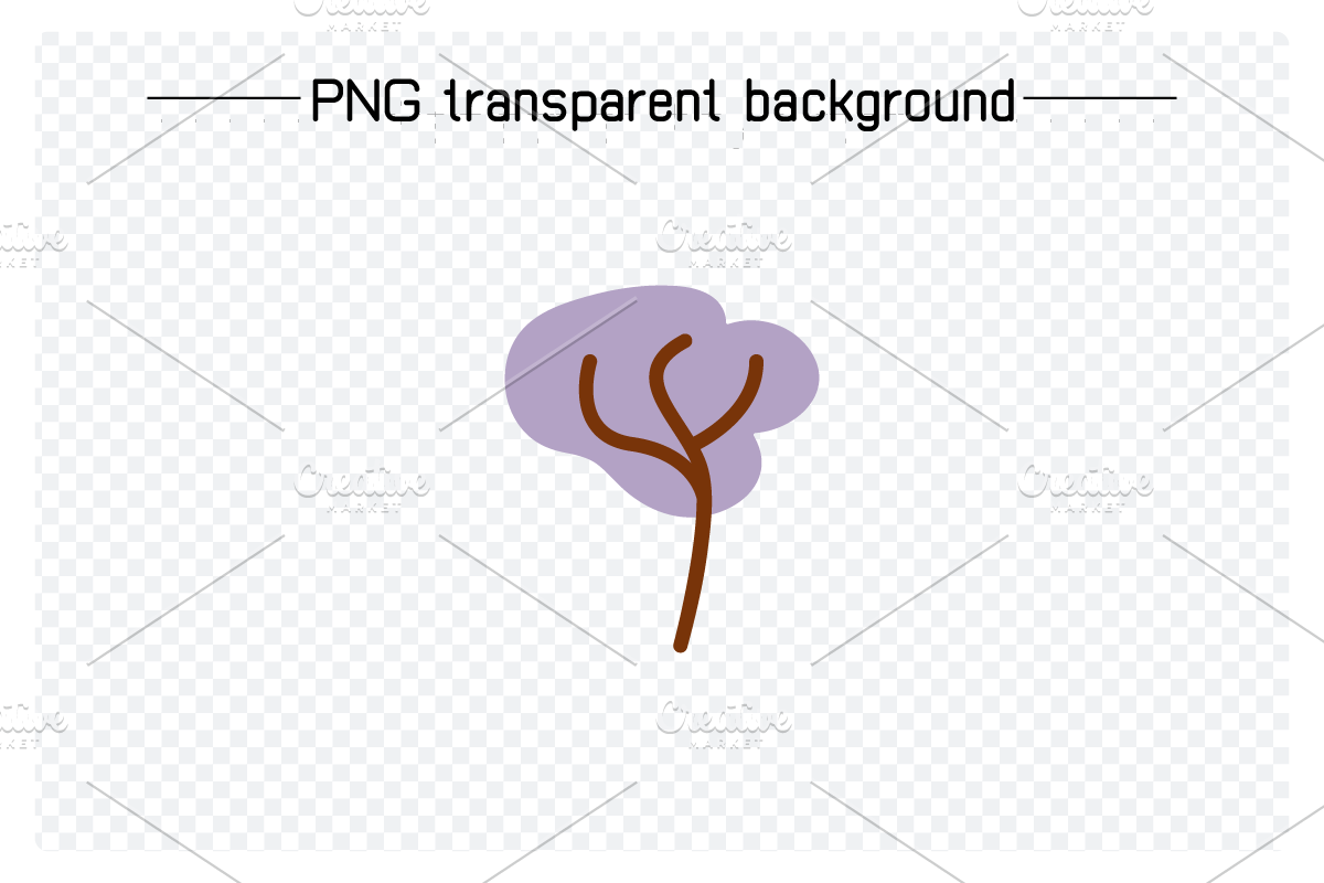 Decorative Tree Illustration Set, a Graphic by Designfour (Photo 5 of 6)