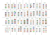 Banknotes of 151 Countries, a Finance Illustration by Zhuna (Thumbnail 3 of 7)