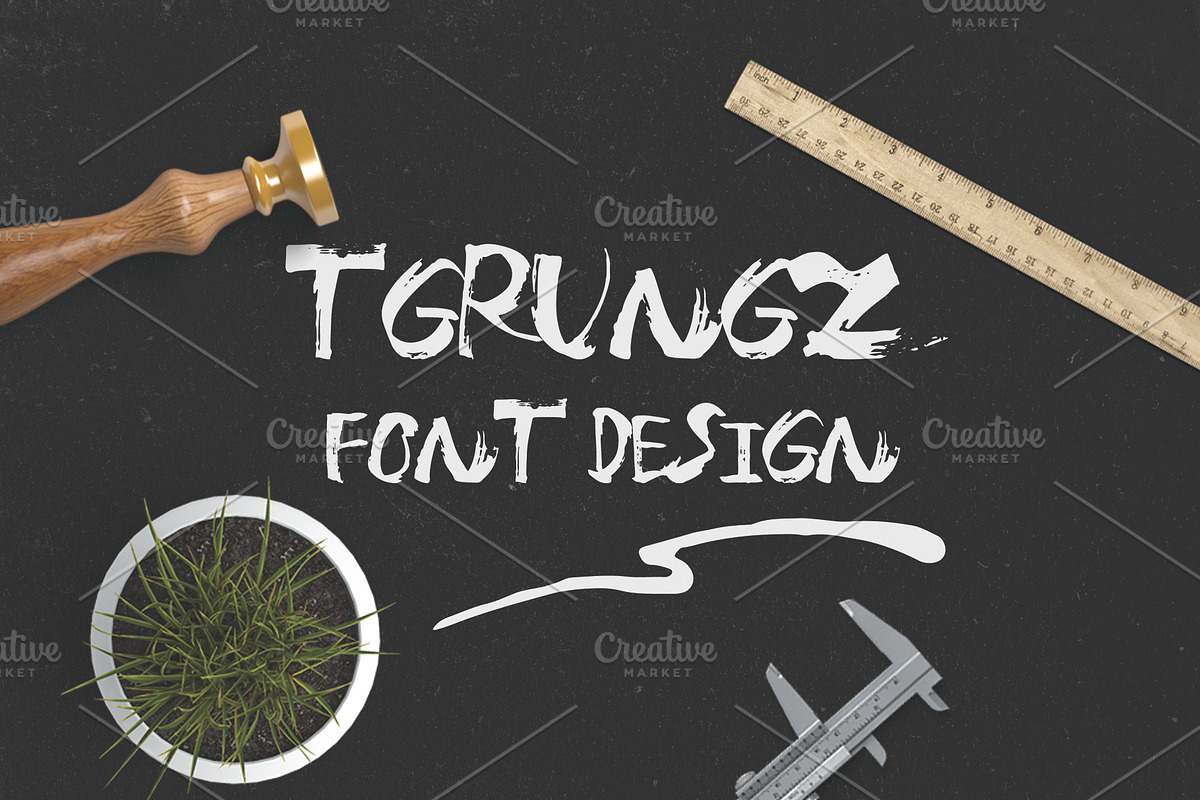 Tgrungz Font preview 3