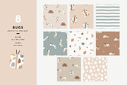 Bugs collection, a Pattern Graphic by Muriel Petitpattern (Thumbnail 2 of 9)