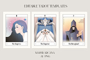 Tarot Card Templates- Major Arcana, an Illustration by Polar Vectors (Thumbnail 3 of 13)
