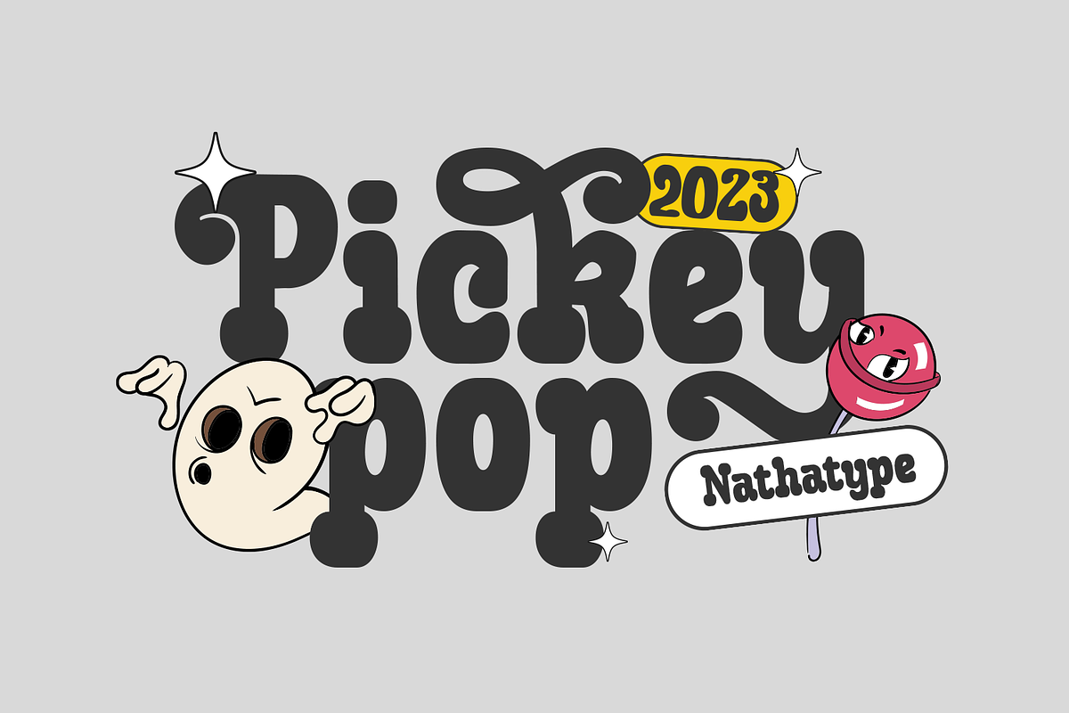 Pickey Pop, a Symbol Font by Nathatype (Photo 1 of 10)