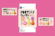Cream Gradient Pottery Class Flyer, a Flyer Template by Artbox Studio (Thumbnail 3 of 4)