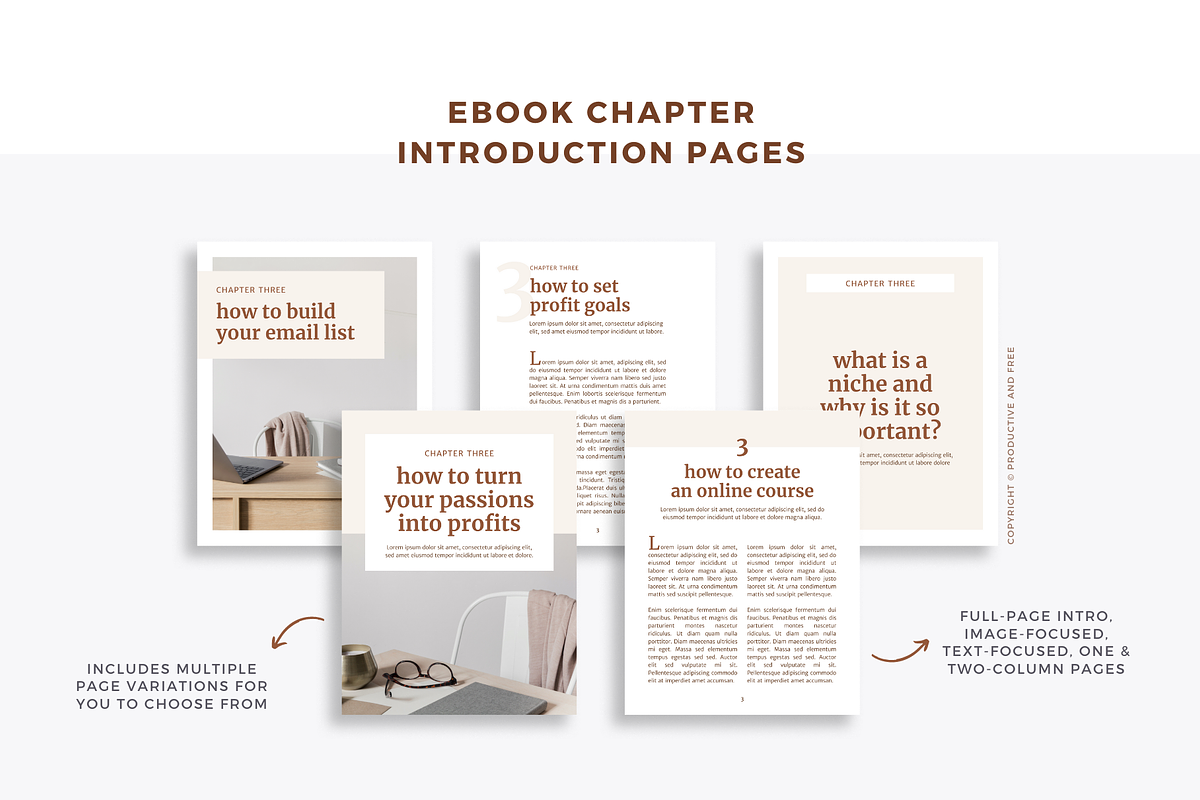 Canva E-book Template | 80+ Pages, a Magazine Template by ProductiveandFree (Photo 7 of 23)
