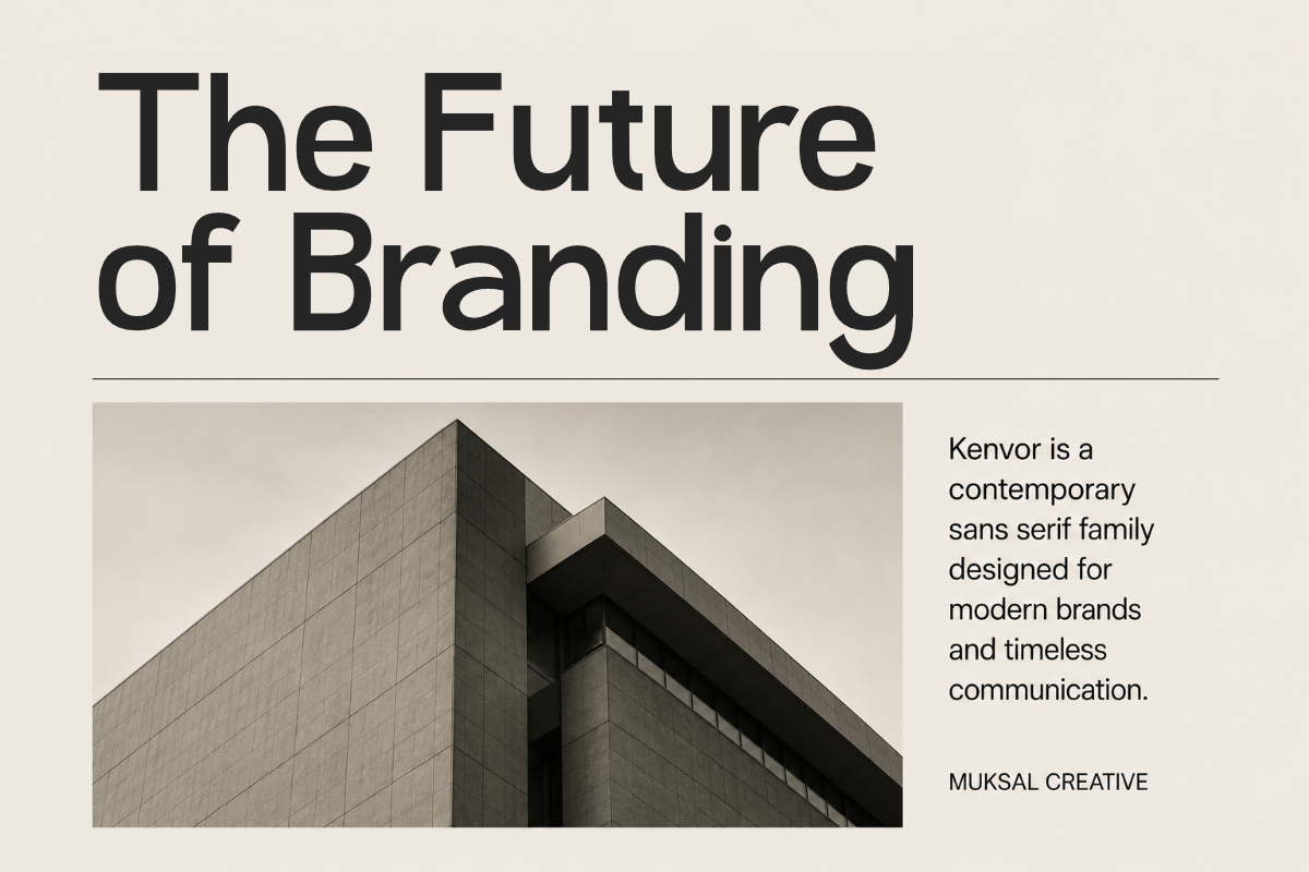 Kenvor Contemporary Sans Serif, a Sans Serif Font by Muksal Creative (Photo 4 of 12)